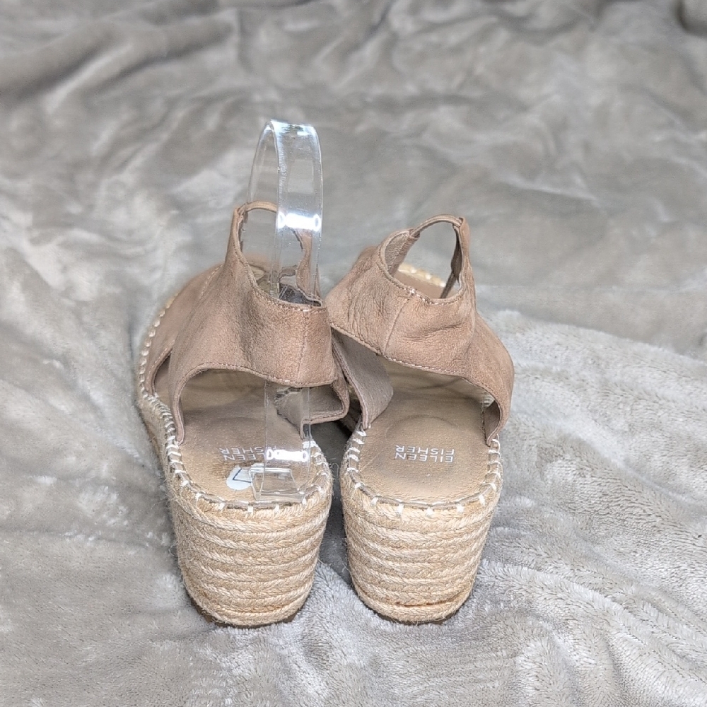 Eileen Fisher Brown Espadrilles with Comfort and Style Size 10 - Picture 9 of 13